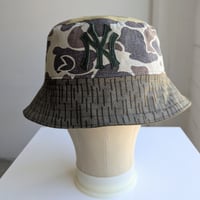 Image 1 of Reworked NY Reversible Bucket Hat-2 Camouflage XL 24-25"