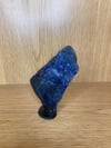 Raw sodalite on stand 