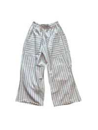 Image 2 of BAKPANTS GREEN AND PINK STRIPED