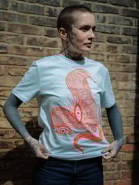 Image 1 of AHIMSA x DHARMA108 Collaboration /Shirt Iceblue