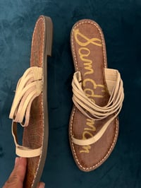 Image 2 of Sam Edelman metallic strap sandals 