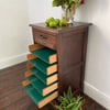 Antique Oak Tambour Chest