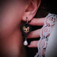 Image 3 of Pendientes | Colgante  Heart Locket Cat