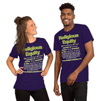 Image 4 of Religious Equity Unisex t-shirt