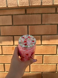 Image 3 of Strawberry Girl Snowglobe Tumbler