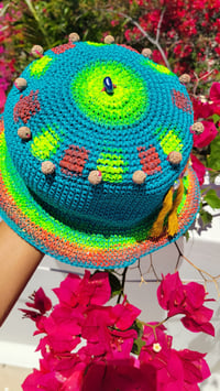 Image 2 of Happy Crochet Cosmic Cap