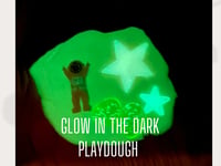Image 2 of Glow in the Dark Playdough - Space