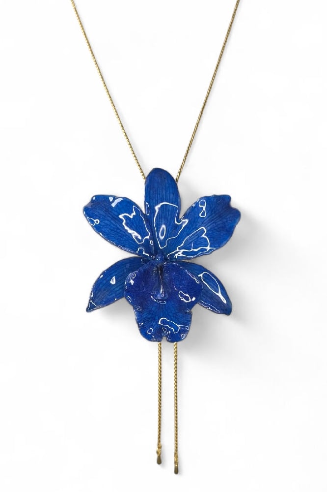 Image of Cattleya Orchid Slider Necklace
