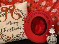 Image 5 of "Glory to God in the Highest" Hand-Burned Narrow Brim Hat