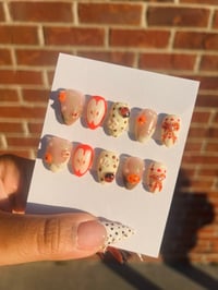 Image 2 of Fall vibes press on set 