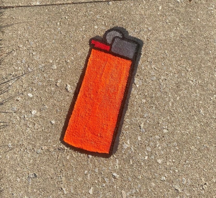 Image of Orange Lighter Rug