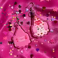 Image 2 of Valentines Day Trash Dumpy the Clown Earrings