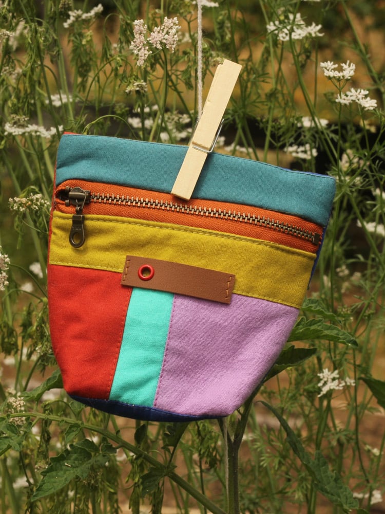 Image of Small Quilted Pouches // The Sunshine Gang batch o Pockey Pals
