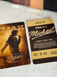 Image 3 of Michael Movie IMAX Collectible Ticket – USA Edition (Officially Licensed)