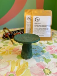 Image 1 of satin patina incense burner set