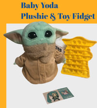 Baby Yoda Plushie & Toy Fidgets Set 