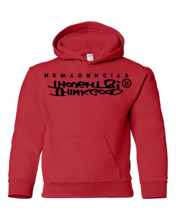 Image of Upside Down Original Logo Hoodie - Red