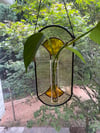 Plant Propagation Suncatcher (light green, orange)