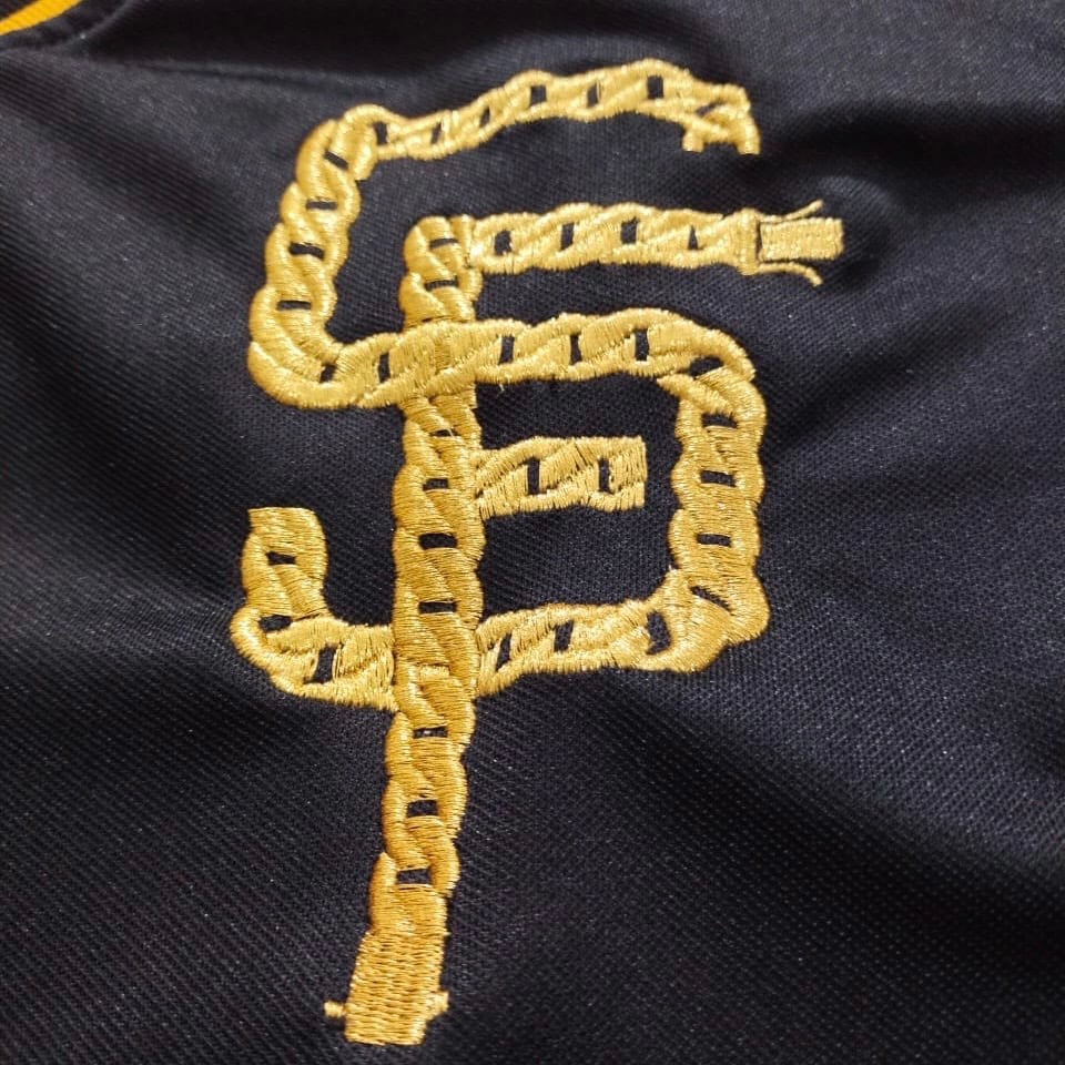 Image of GOLD CUBAN LINK SF JERSEY