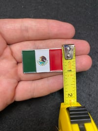 Image 2 of Mexico Flag Enamel Pin