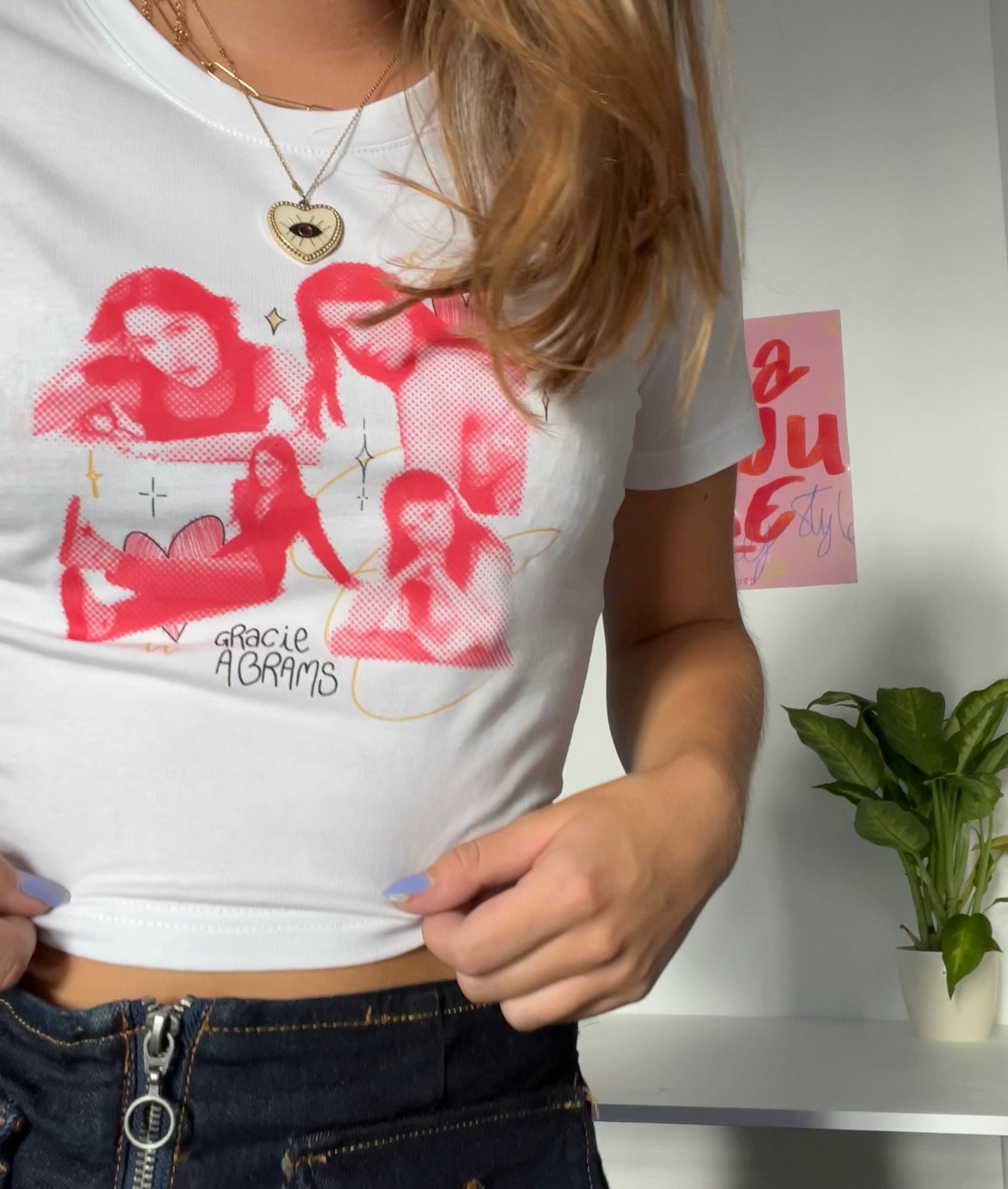 新品 S Gracie Abrams グレイシー・エイブラムス Tシャツ Abrams Gracie Star T-Shirt - Gracie Abrams Official Store