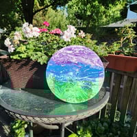 Image 2 of A Whole New World 12-inch Round Canvas