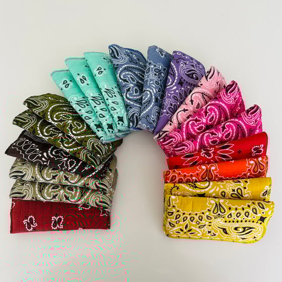 Image of Bandana eyeglass case