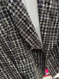 Image 4 of black white jacket gold buttons 
