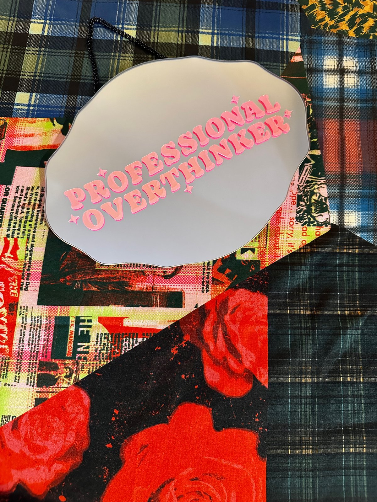 Professional Overthinker Mirror Lisa New York