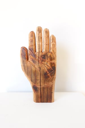 Hartwick Carved Hand Light Wood