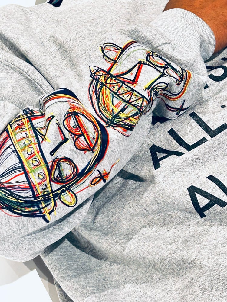 Image of ALL IS WELL (NEW AGE MAN) SWEATSHIRT