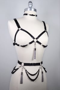 Image 6 of Thin choker with Onyx beads