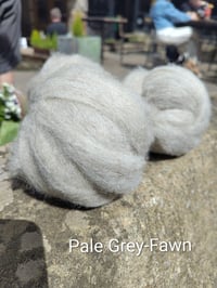 Image 5 of Carded Wool Sliver for Peg Loom Weaving, Felting or Spinning  