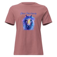 Image 5 of Women's Relaxed T-Shirt, Glow Fearlessly Horse Tee