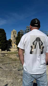 Image 1 of Mind, Body & Sole ‘Trainer Design’ White Tshirt 