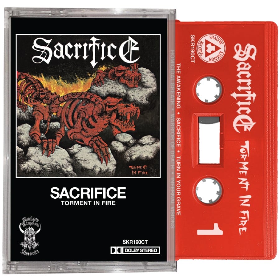 SACRIFICE - TORMENT IN FIRE (CASSETTE RE-ISSUE)