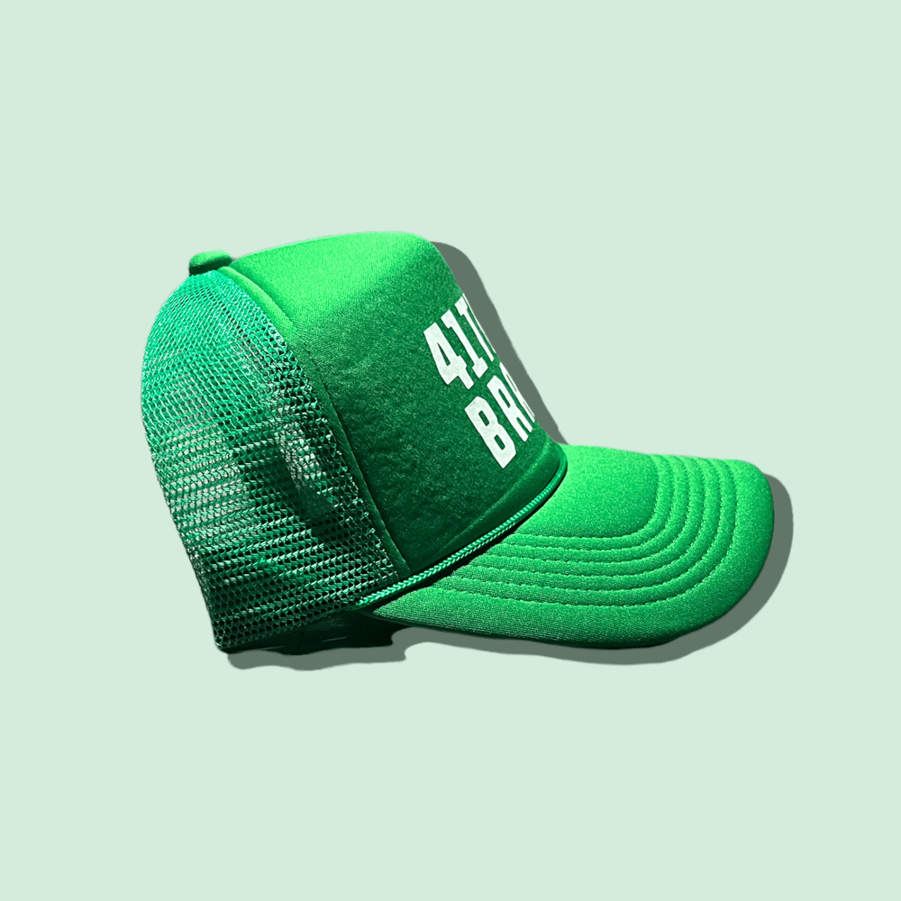 Image of The 41trey Trucker Hat (Green/White)
