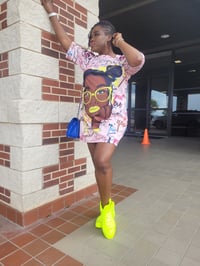 Image 2 of  Plus Graffiti tshirt Dress