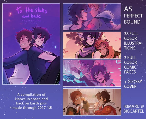 Image of To the Stars and Back | Klance zine