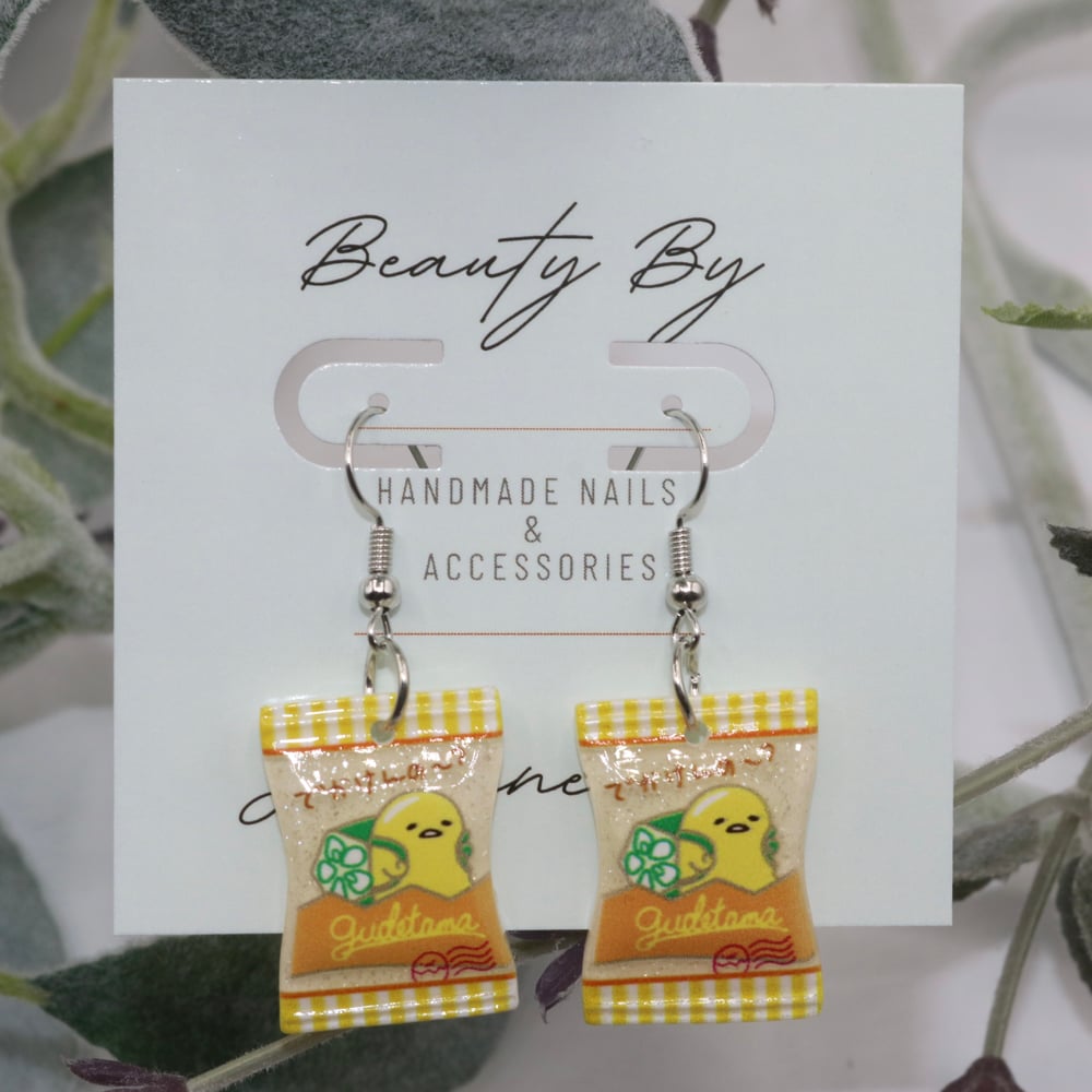 Image of Gudetama Candy Earrings