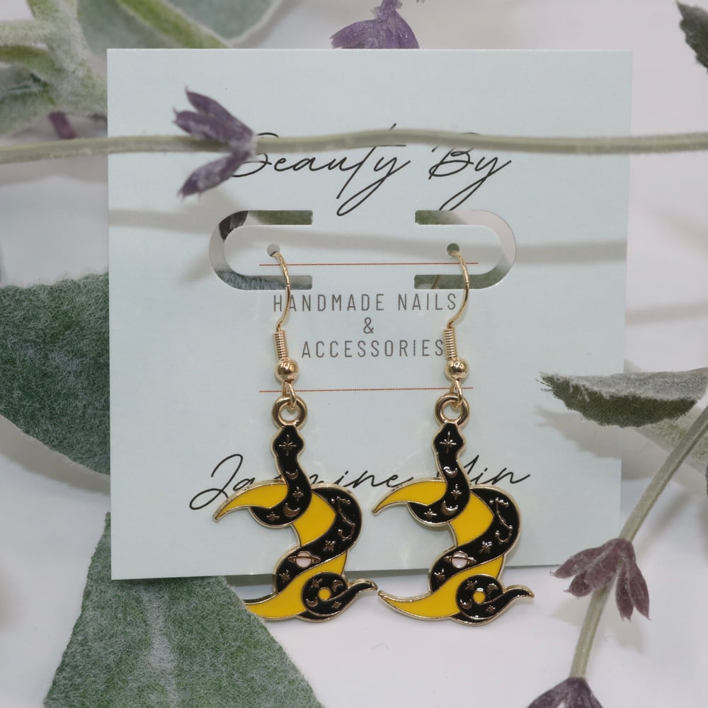 Image of Lunar Snake Earrings
