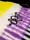 T4T Non-binary Pride - Hand Tie Dyed & Screen Printed Shirts