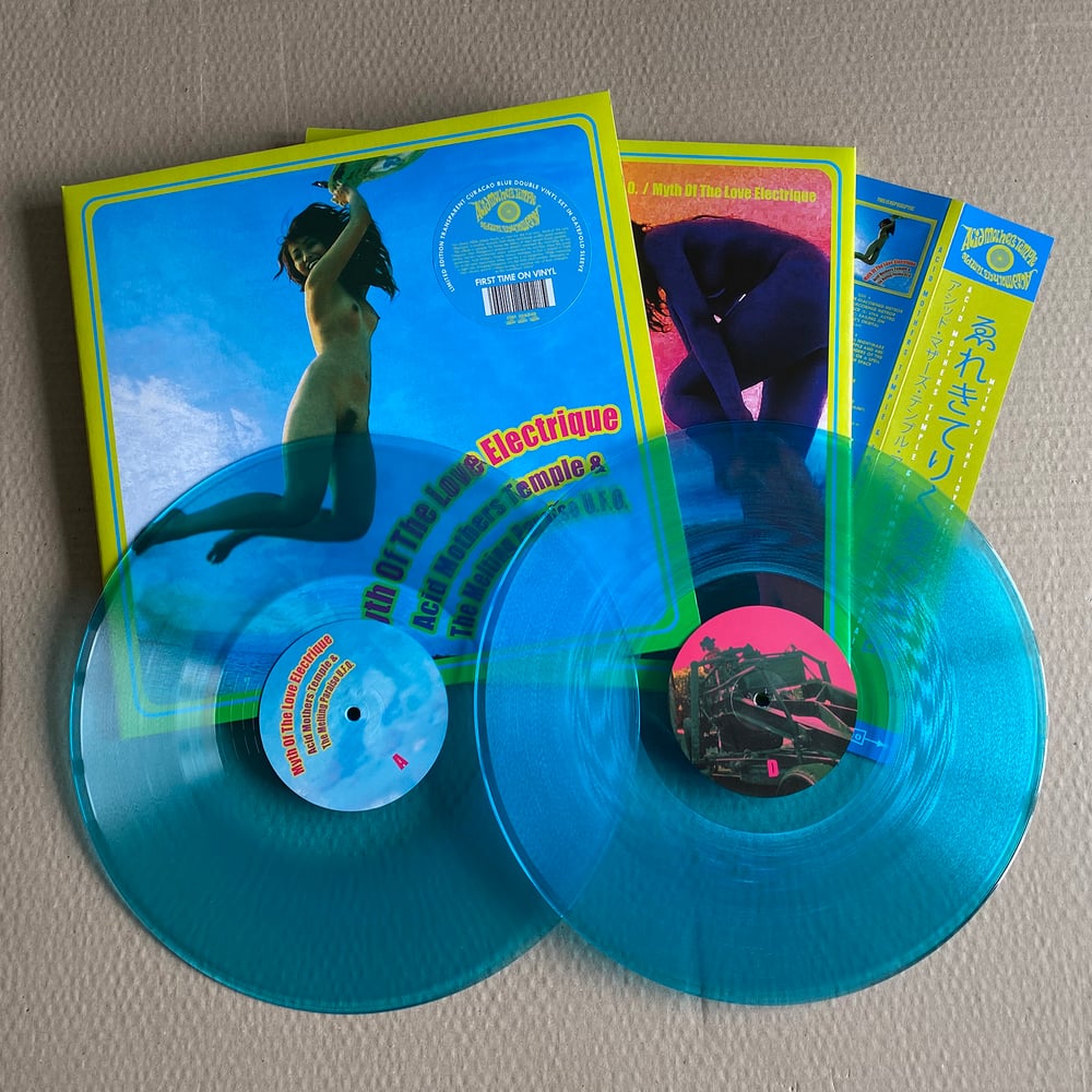 ACID MOTHERS TEMPLE 'Myth Of The Love Electrique'  Curacao Blue 2xLP (With OBI)