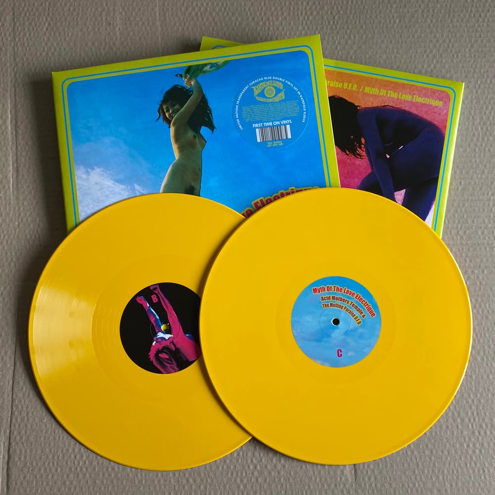 ACID MOTHERS TEMPLE 'Myth Of The Love Electrique' Sun Yellow Vinyl 2xLP
