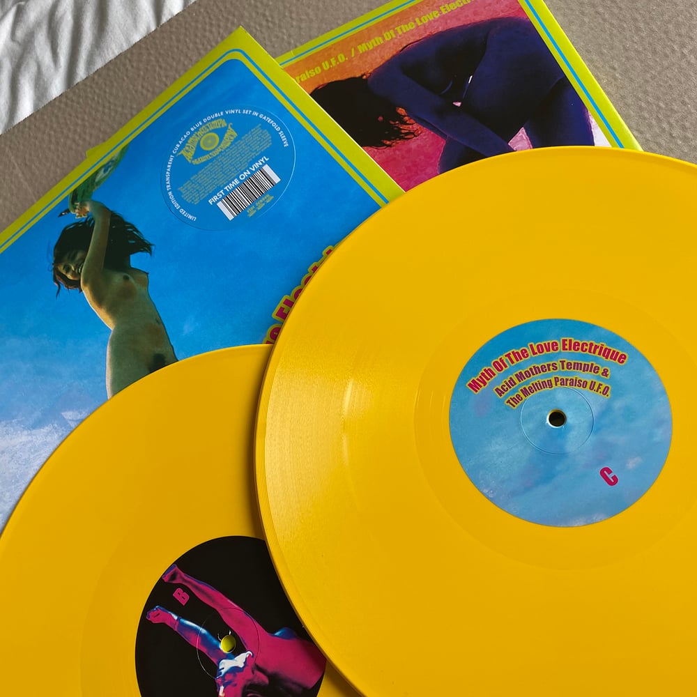 ACID MOTHERS TEMPLE 'Myth Of The Love Electrique' Sun Yellow Vinyl 2xLP
