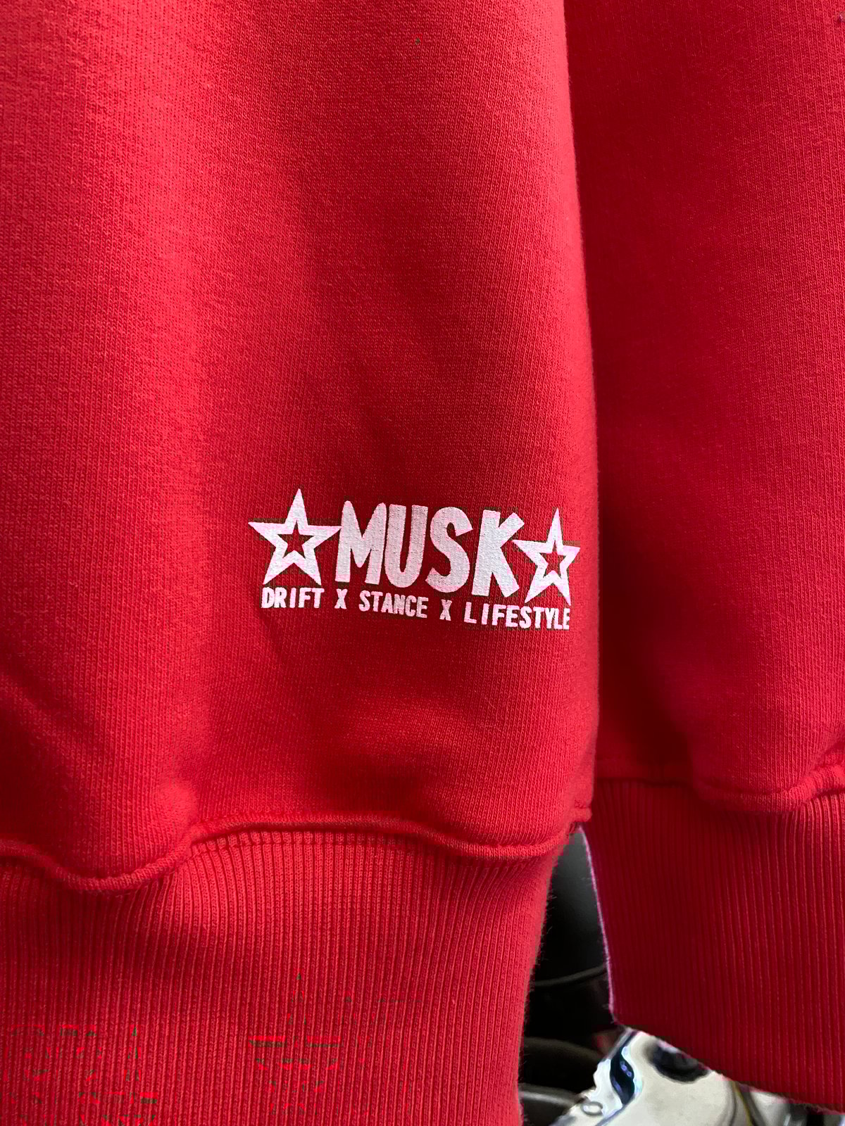 VSKF Red Hoodie | Musk Customs