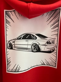 Image 4 of Widebody E46 M3 Red Hoodie
