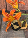 1.75 inch Gold Guardian Bob Icon Pin - Gold metal finish