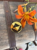 1.75 inch Gold Guardian Bob Icon Pin - Gold metal finish