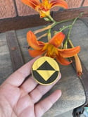 1.75 inch Gold Guardian Bob Icon Pin - Gold metal finish